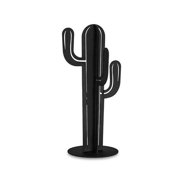 Soporte Para Llaves Cactus Negro