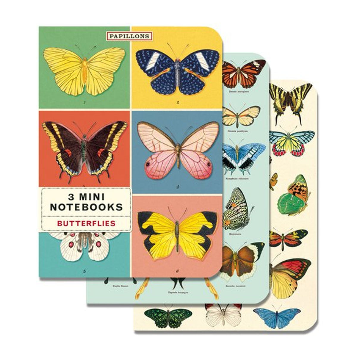 Mini Libreta Set 3 Butterflies