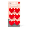 Clips para bolsas "Corazones"