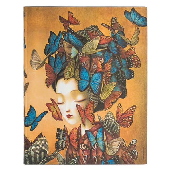 Libreta Midi Madame Butterfly Rayada