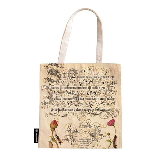 Bolsa de canvas reutilizable con bolsillo interior Flemish Rose