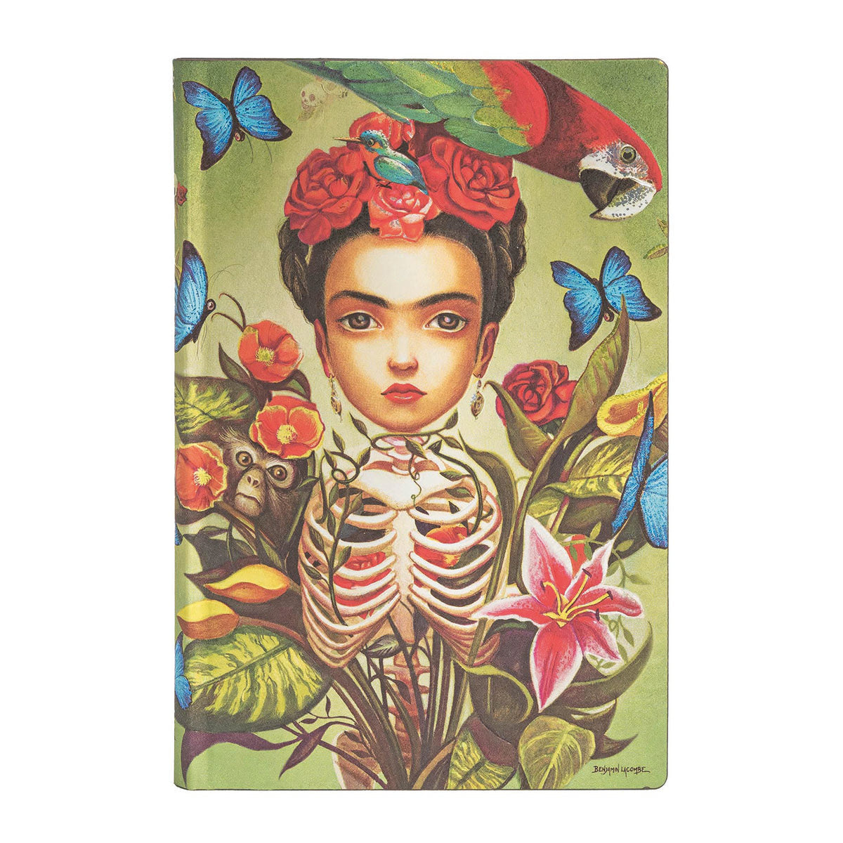 Libreta Ultra Frida El Mágico Mundo de Lacombe Rayada