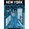 Póster decorativo en papel italiano New York Times Square 2